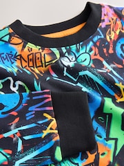 Multi Graffiti Single Jogger Pyjamas (3-16yrs) - Image 8 of 9