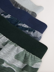 Green/Grey/Blue Camo Long Sleeve Pyjamas 3 Pack (3-16yrs) - Image 6 of 7