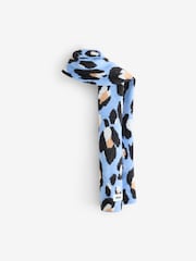 Eleanor Bowmer Blue Leopard knitted Scarf - Image 4 of 6