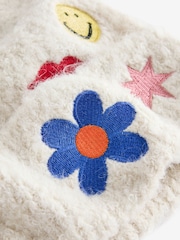 Eleanor Bowmer Cream Knitted Beanie - Image 7 of 7