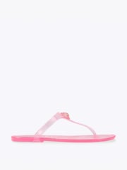 Kurt Geiger London Pink Maddison T-Bar Sandals - Image 1 of 4