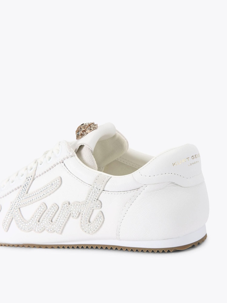 Kurt Geiger London White Islington Trainers - Image 5 of 5
