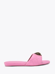 Kurt Geiger London Pink Kensington Flat Sandals - Image 1 of 4
