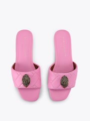 Kurt Geiger London Pink Kensington Flat Sandals - Image 2 of 4