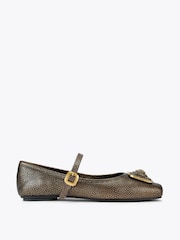 Kurt Geiger London Brown Pimlico Ballerinas Shoes - Image 2 of 5