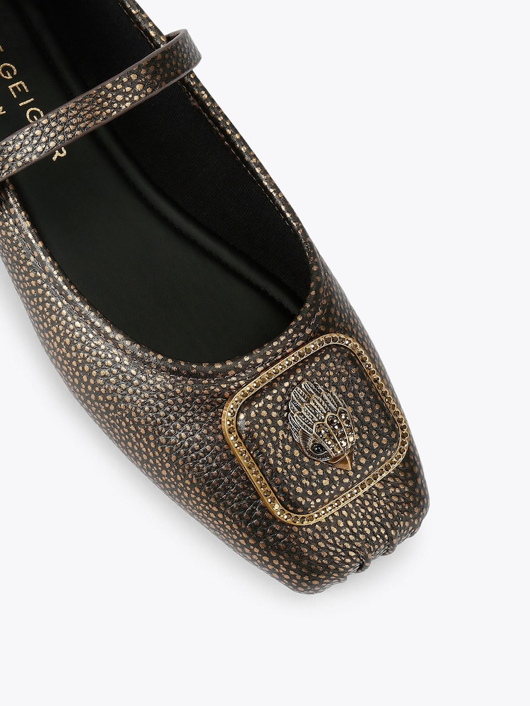 Kurt Geiger London Brown Pimlico Ballerinas Shoes - Image 5 of 5 Kurt Geiger London Brown Pimlico Ballerinas Shoes - Image 5 of 5