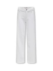 ONLY KIDS White Sylvie Wide Leg Jeans - Image 1 of 4