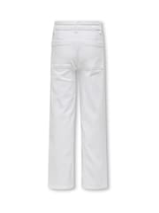 ONLY KIDS White Sylvie Wide Leg Jeans - Image 2 of 4