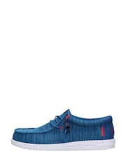 HEYDUDE Teal Wally Stretch Mesh Shoes - Image 2 of 6