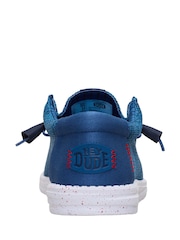 HEYDUDE Teal Wally Stretch Mesh Shoes - Image 6 of 6