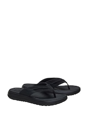 HEYDUDE Black Finn Flip Flop Sandals - Image 1 of 5