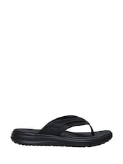 HEYDUDE Black Finn Flip Flop Sandals - Image 3 of 5