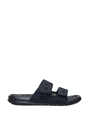 HEYDUDE Black Wave 2 Strap Slide Sandals - Image 1 of 6