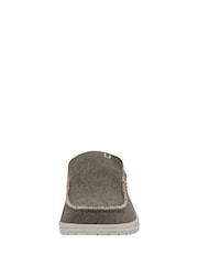 HEYDUDE Grey Mikka Braided Slip On Shoes - Image 3 of 6