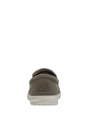 HEYDUDE Grey Mikka Braided Slip On Shoes - Image 4 of 6