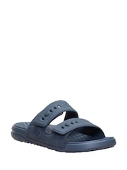 HEYDUDE Grey Wave 2 Strap Slide Sandals - Image 2 of 6