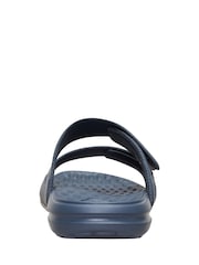 HEYDUDE Grey Wave 2 Strap Slide Sandals - Image 6 of 6