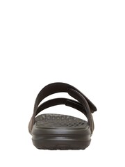 HEYDUDE Brown Wave 2 Strap Slide Sandals - Image 4 of 6