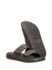 HEYDUDE Brown Wave 2 Strap Slide Sandals - Image 5 of 6