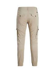 JACK & JONES JUNIOR Grey Cuffed Cargo Trousers - Image 6 of 7