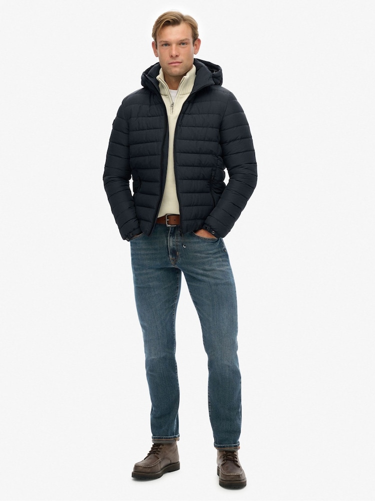 SUPERDRY Blue The Merchant Store - Town Coat - Image 2 of 7