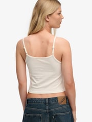 לבן - Superdry Athletic Essential Graphic Cami - תמונה 2 מתוך 6