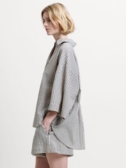 French Connection Black Lia Stripes Top - Image 5 of 6