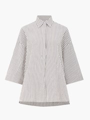 French Connection Black Lia Stripes Top - Image 6 of 6