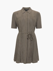 French Connection Green Lizzy Crepe Spot Sundress - Image 5 of 5