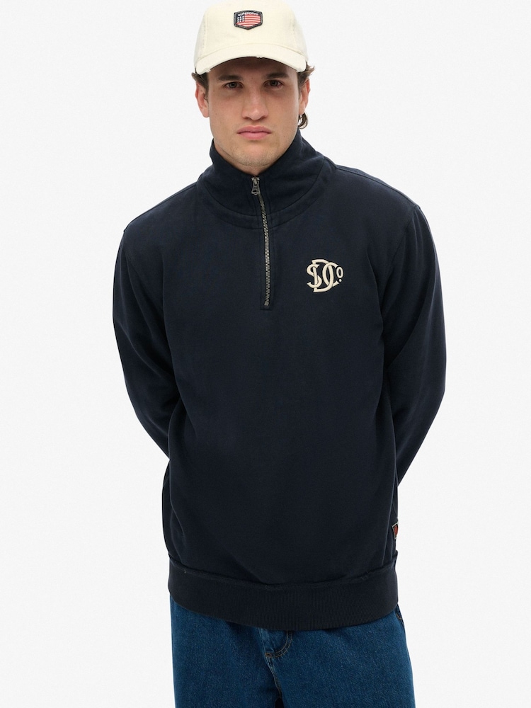 Superdry Athletic Half Zip Sweatshirt - Bild 1 von 5 Superdry Athletic Half Zip Sweatshirt - Bild 1 von 5