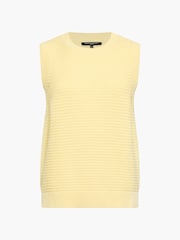French Connection Yellow Lily Mozart Sleeveless Tank - Image 6 of 6