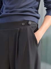 שחור - N. Premium Barrel Trousers - תמונה 4 מתוך 8