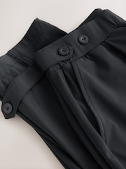 שחור - N. Premium Barrel Trousers - תמונה 7 מתוך 8