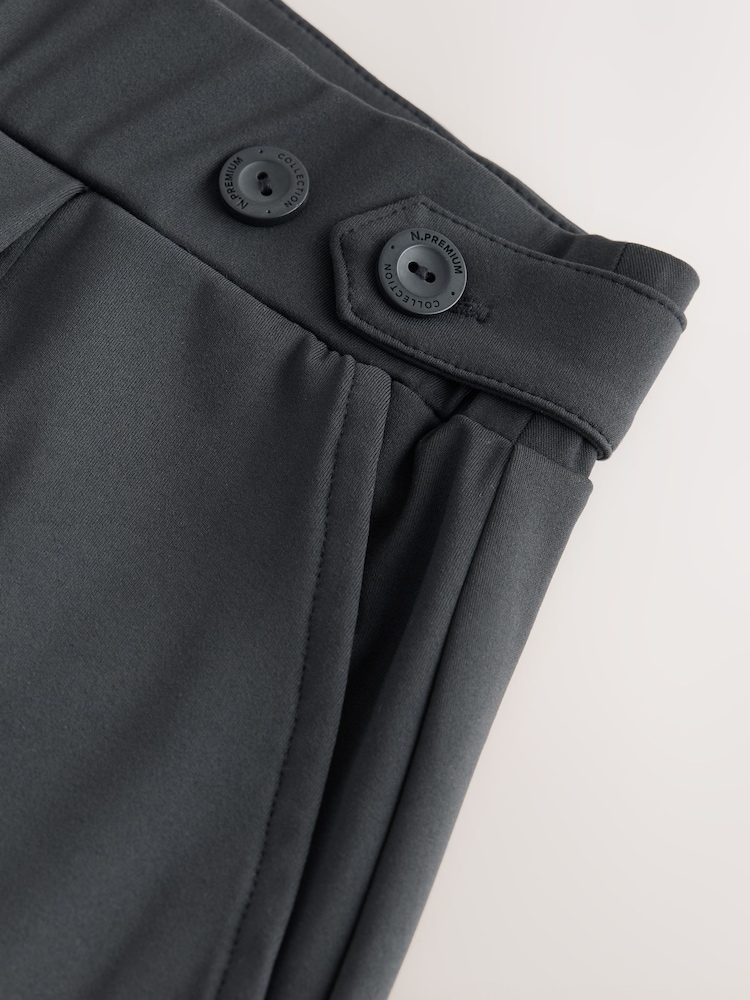 שחור - N. Premium Barrel Trousers - תמונה 8 מתוך 8 שחור - N. Premium Barrel Trousers - תמונה 8 מתוך 8
