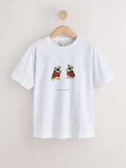 Ecru Christmas Pub Graphic Short Sleeve T-Shirt - Image 1 of 3