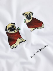 Ecru Christmas Pub Graphic Short Sleeve T-Shirt - Image 3 of 3