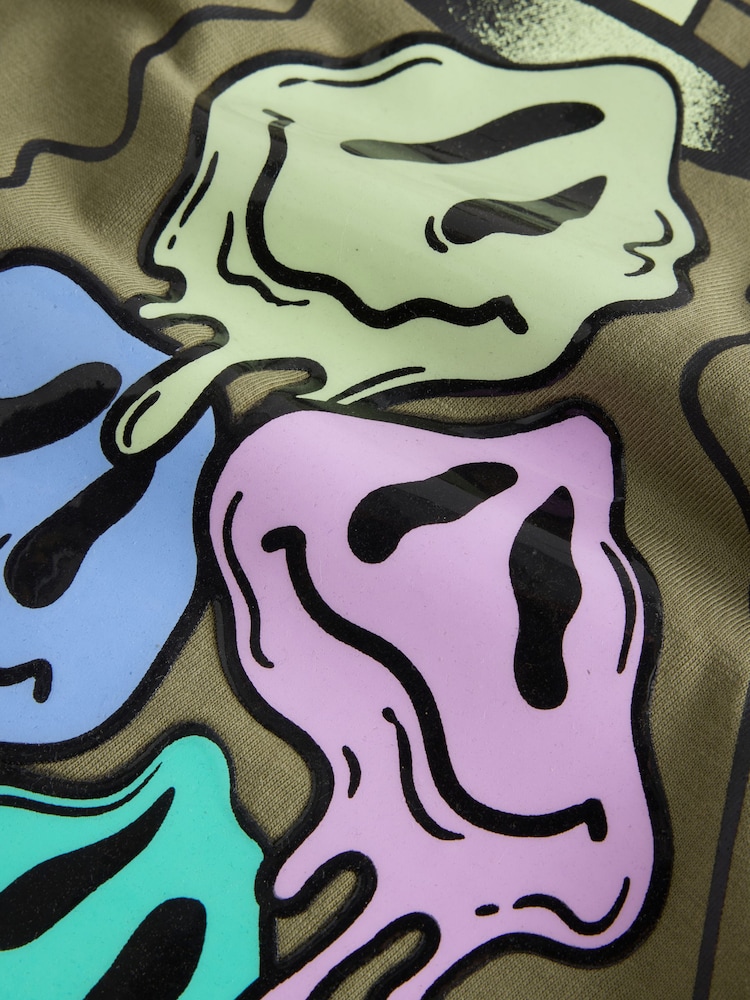 Khaki Alien Short Sleeve Graphic T-Shirt (3-16yrs) - Image 4 of 4 Khaki Alien Short Sleeve Graphic T-Shirt (3-16yrs) - Image 4 of 4