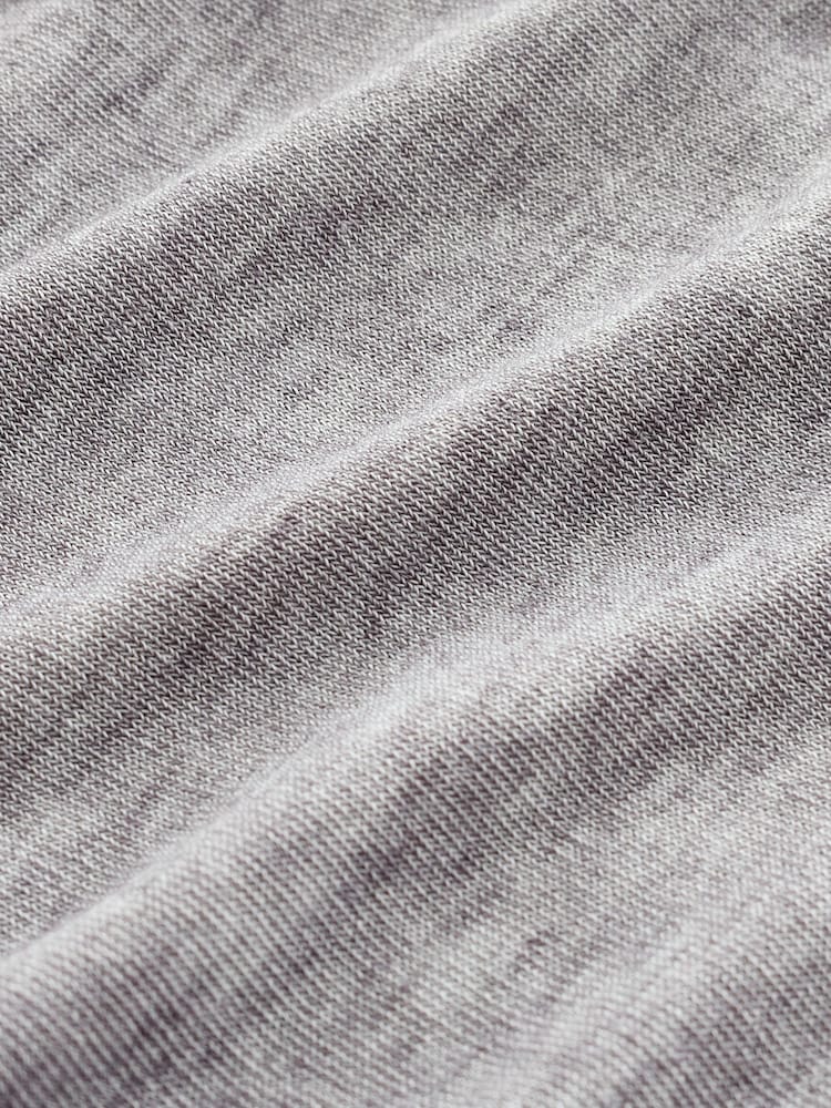 Charcoal Grey N.Premium Wool Roll Neck Long Sleeve T-Shirt - Image 7 of 7