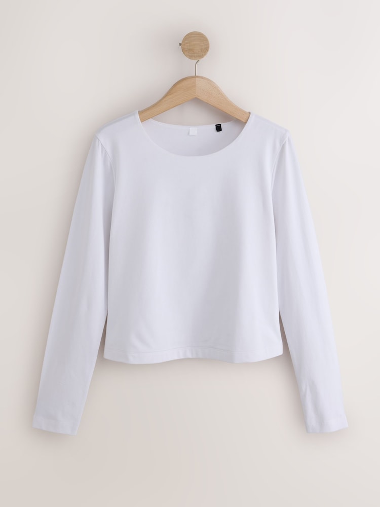 Multi Long Sleeve Crew Neck Fitted T-Shirts 5 Pack - Image 2 of 8