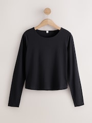 Multi Long Sleeve Crew Neck Fitted T-Shirts 5 Pack - Image 4 of 8