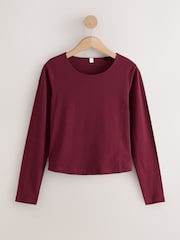 Multi Long Sleeve Crew Neck Fitted T-Shirts 5 Pack - Image 5 of 8