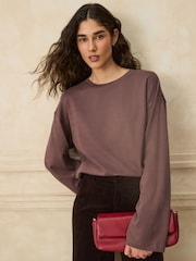 Mole Crew Neck Long Sleeve Top - Image 1 of 8
