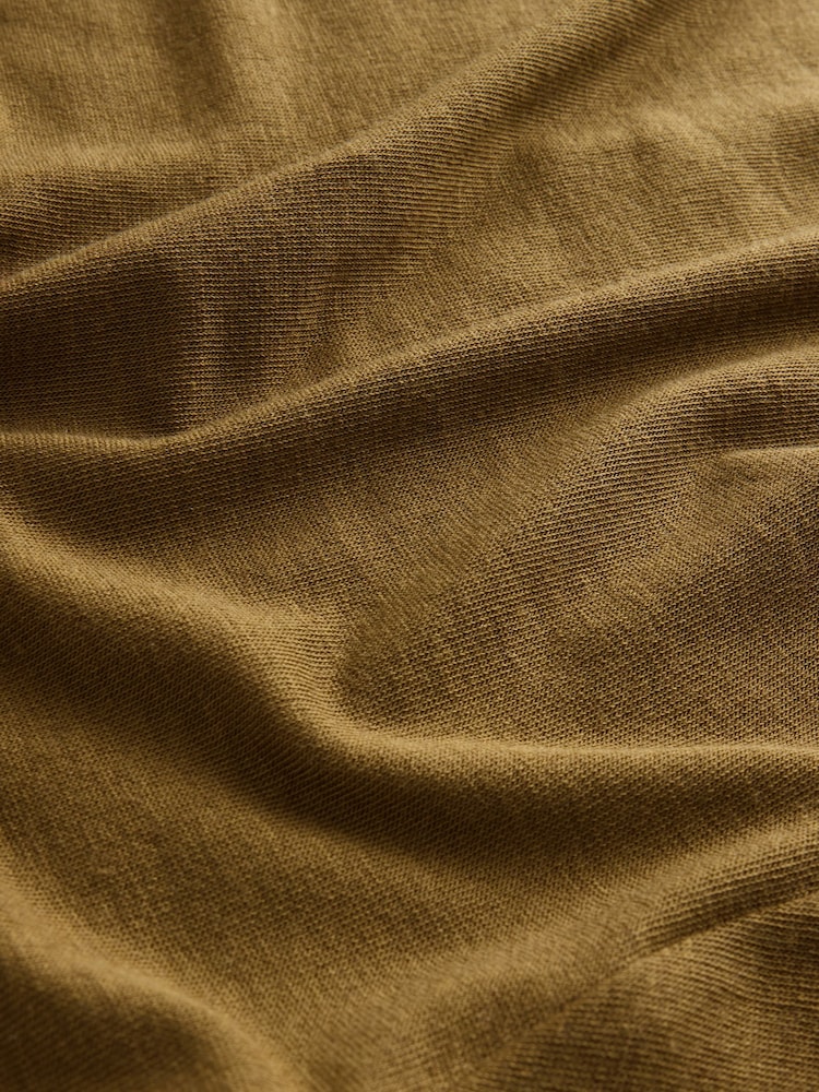 Olive Green N.Premium Wool Roll Neck Long Sleeve T-Shirt - Image 7 of 7 Olive Green N.Premium Wool Roll Neck Long Sleeve T-Shirt - Image 7 of 7