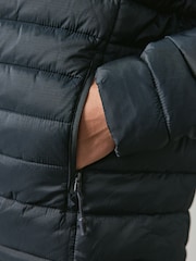 Navy Lightweight Shower Resistant Quilted Jacket - Image 6 of 6