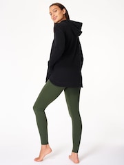 Sweaty Betty Black Escape Luxe Fleece Hoodie - Image 5 of 8