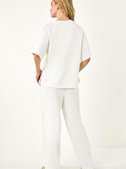 Roman White Soft Stretch T-Shirt - Image 3 of 5