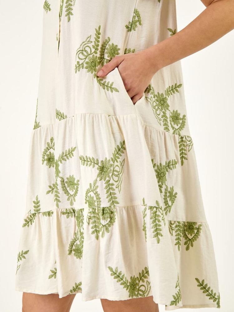 Roman Embellished Detail Tunic Dress - Image 6 of 6