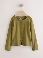 Multi Long Sleeve Ribbed Cardigans 3 Pack (3-16yrs) - Image 3 of 7