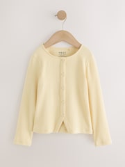 Multi Long Sleeve Ribbed Cardigans 3 Pack (3-16yrs) - Image 4 of 7