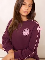 Lipsy Contrast Tipped Sweat and Joggers Set (5-14yrs) - صورة 2 من 5